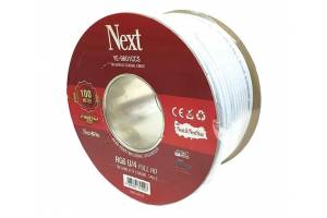 NEXT YE-9601 RG6-U4 HD Trishield Anten Kablosu 100Metre