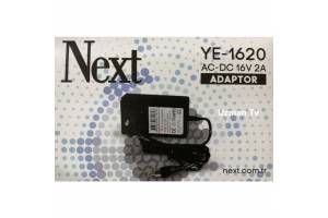 Next YE 1602-1620 16V 2A SANTRAL Adaptörü