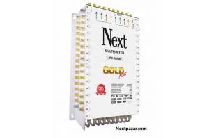Next YE 10/64 Gold Plus 4K Sonlu Uydu Santrali+Adaptör