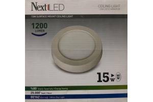 Nextled Sıva Üstü LED Yuvarlak 15W Beyaz