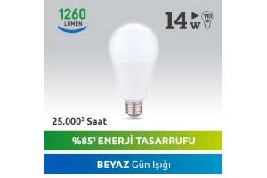 Nextled E27 LED Ampul 14W Beyaz